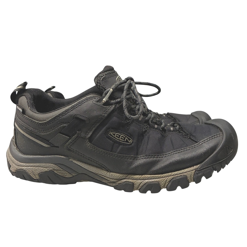 KEEN Targhee EXP Waterproof Hiking Shoes Mens 10.5 Black Trail Sneaker Outdoor